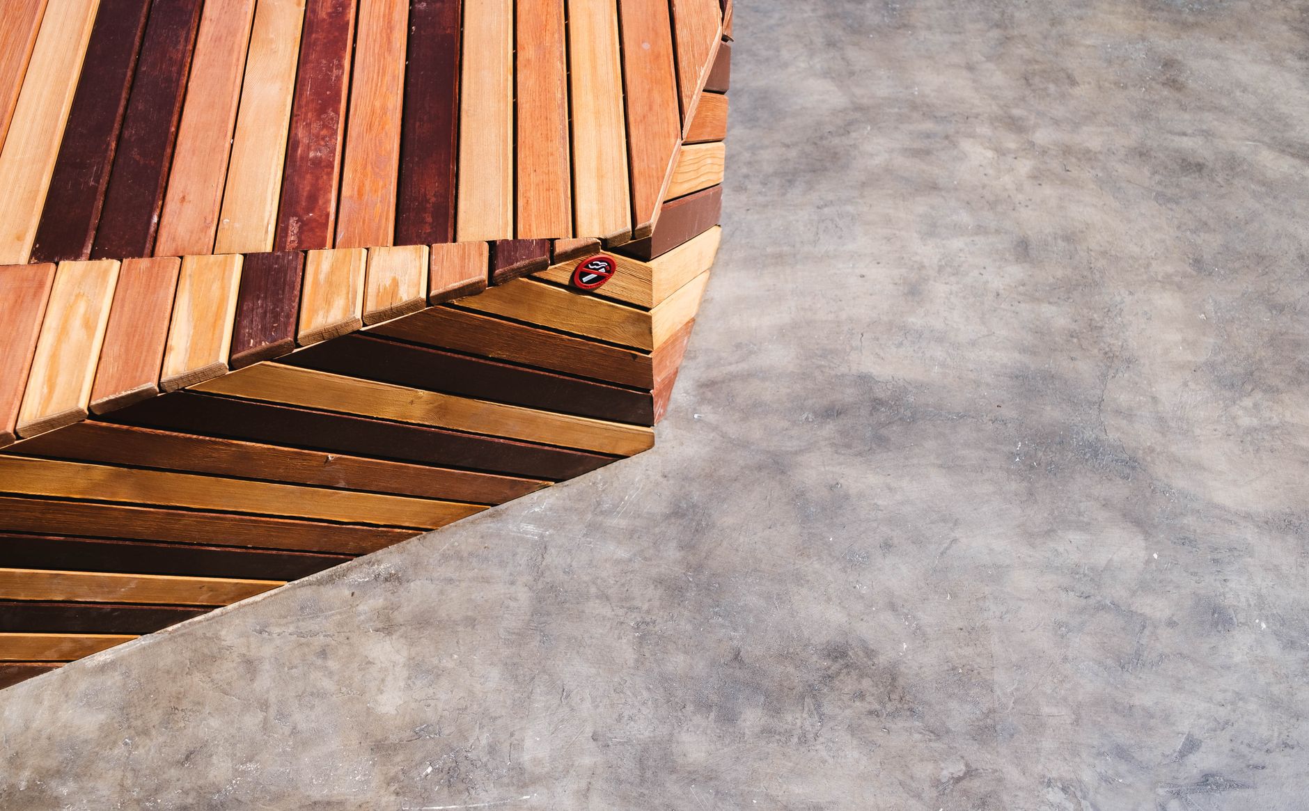béton désactivé terrasse