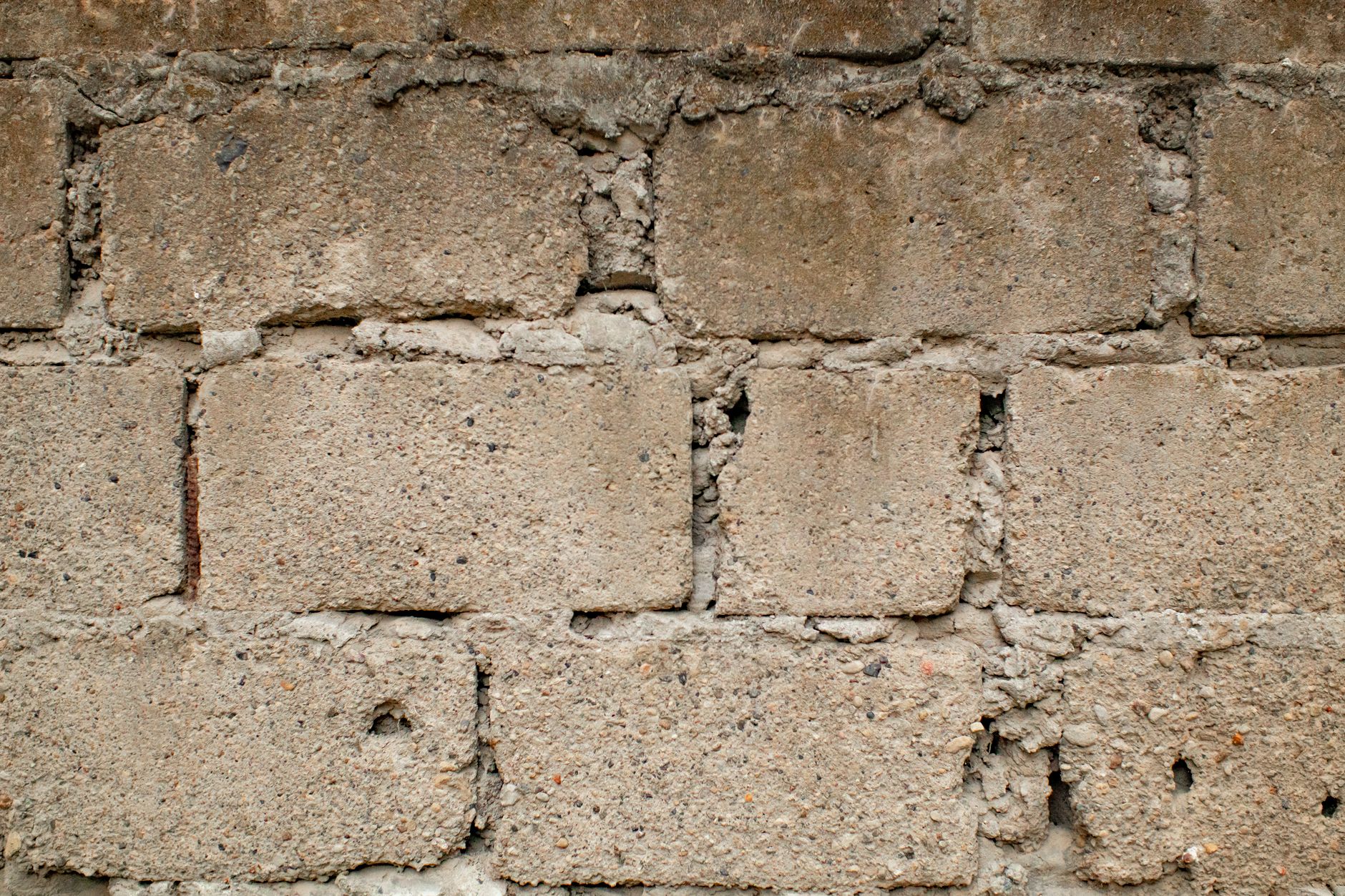 mur parpaings enduit