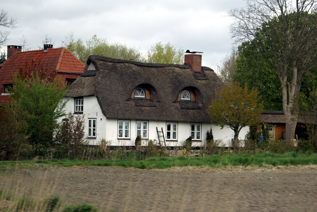 toit peint blanc