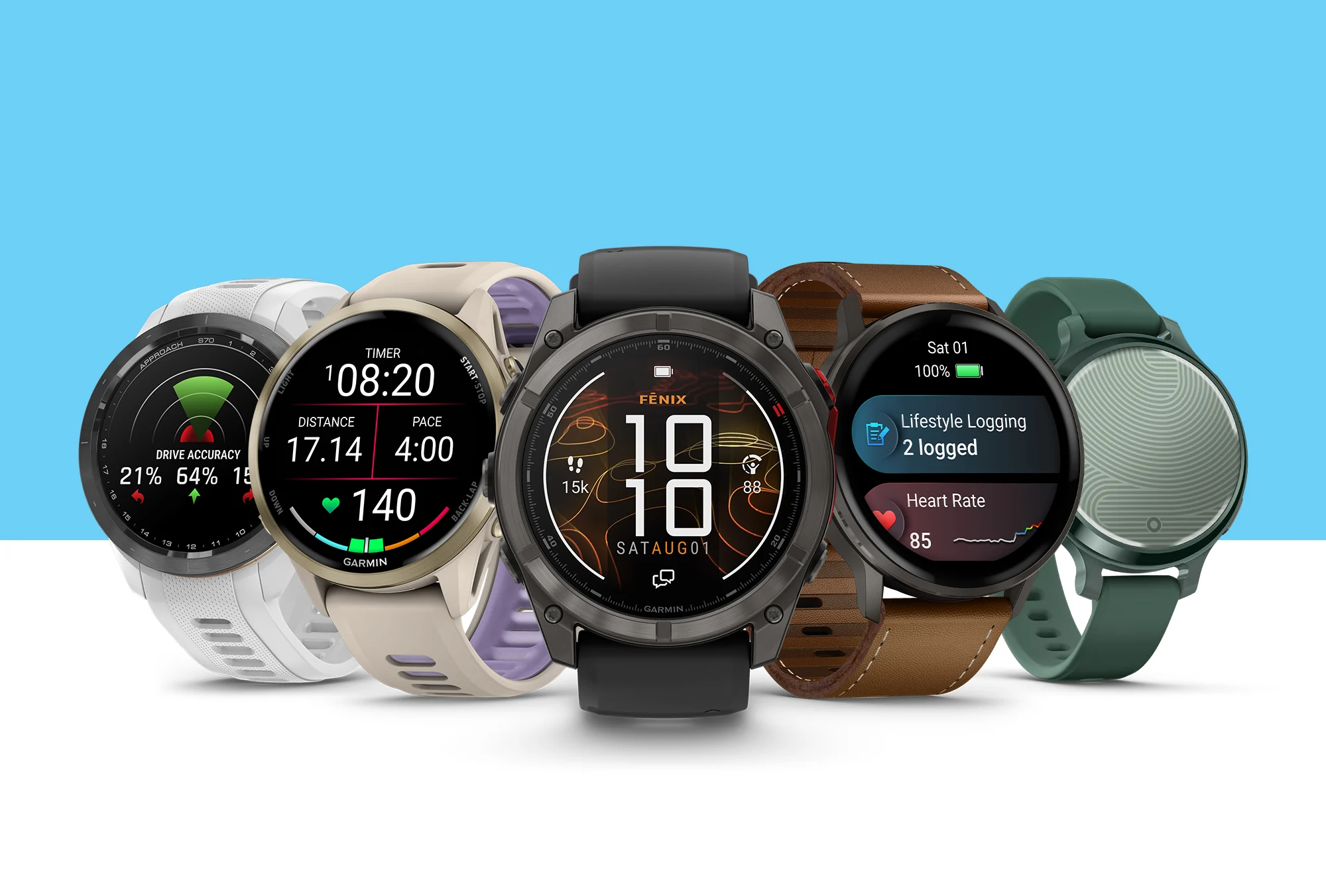 Montre connectée santé portée au poignet pendant une randonnée en camping